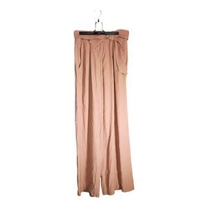 IRO Hastro Belted Wide Leg Pants High Rise Trousers Tan Women's 38/US Medium c